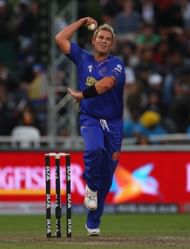 Warne registered his best figures of 4/21 in IPL 2010 vs Deccan Chargers